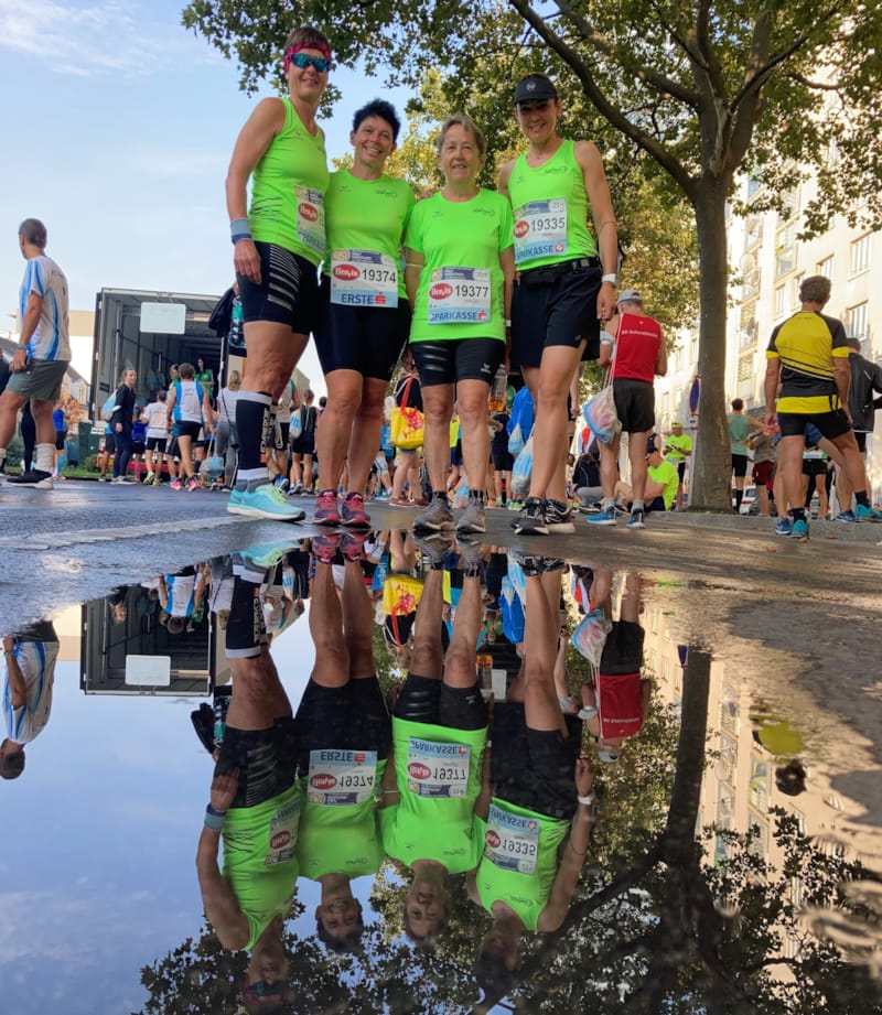 Lauftreff-Ladies am Halbmarathon in Wien, 12. September 2021
